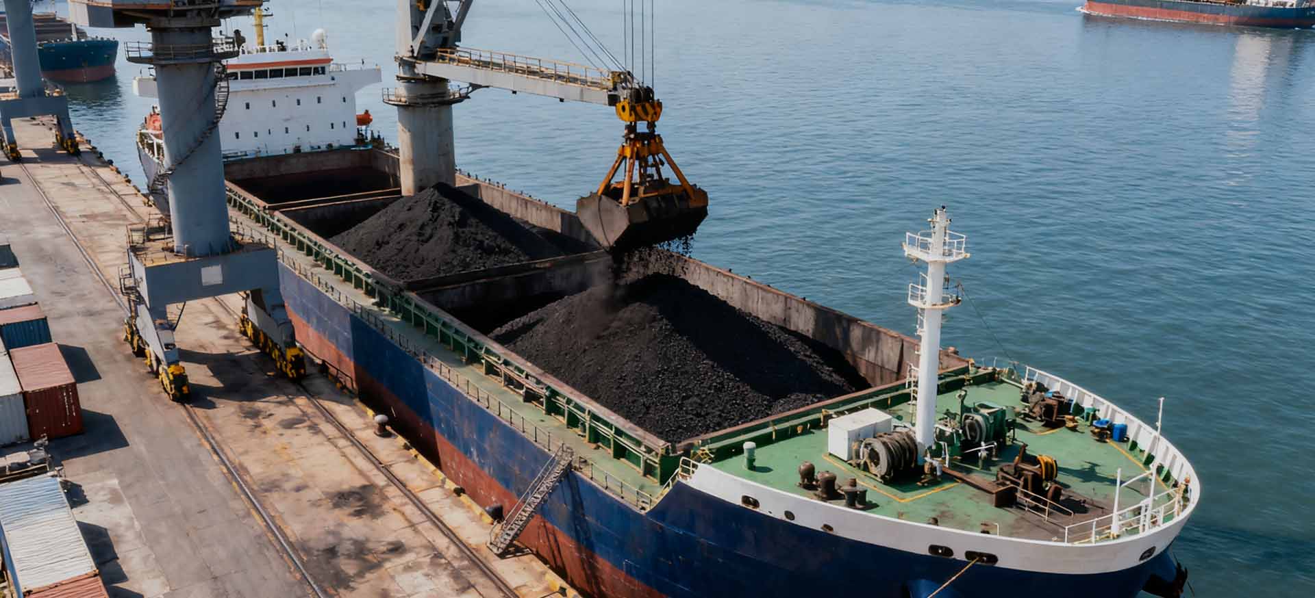 散货装船三维测量